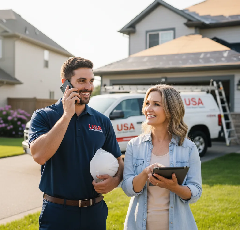 USA Roof Repair Experts customer support in Williams
